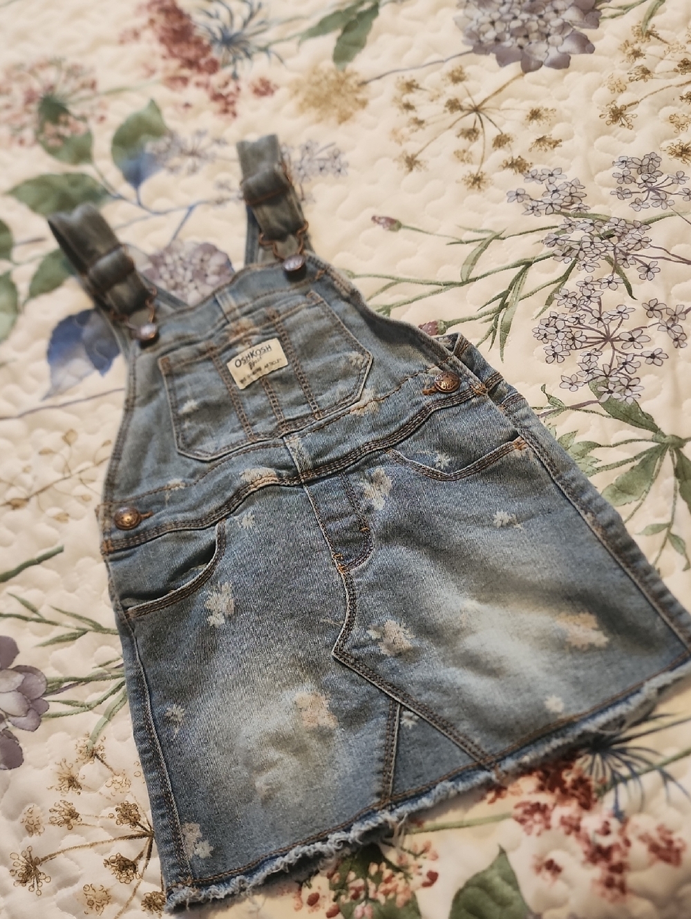 OshKosh B'gosh Light Blue Denim Overalls